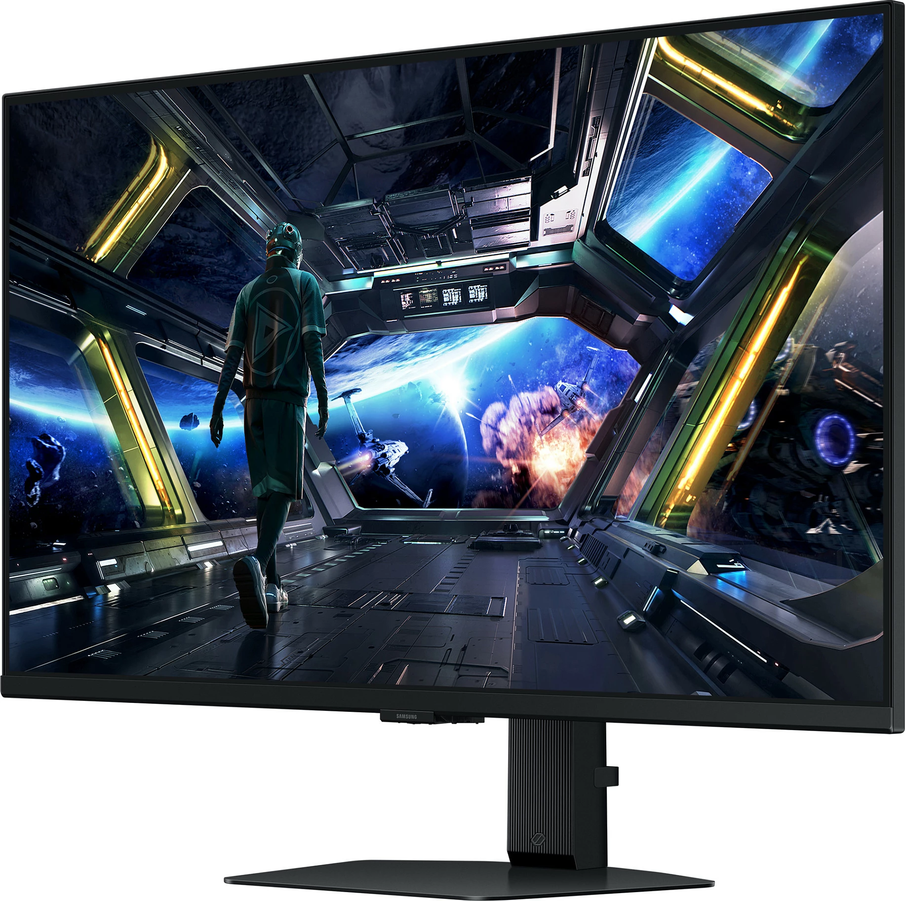 Monitor Samsung Odyssey G7 G70F S27FG702EU, 27", 4K UHD, FreeSync Premium, e zezë