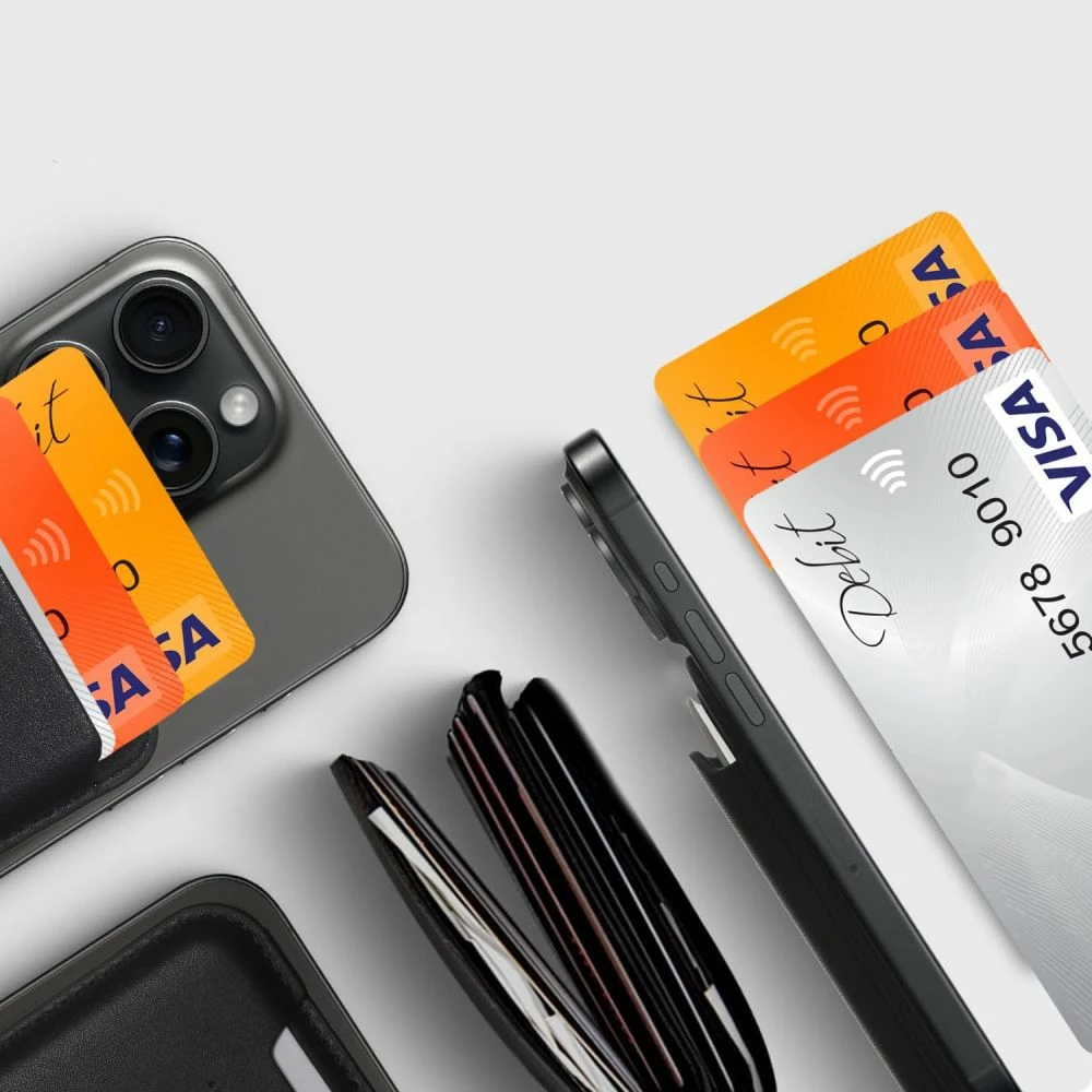 Mbështjellës kartelash Tech-Protect MagWallet me MagSafe, i zi