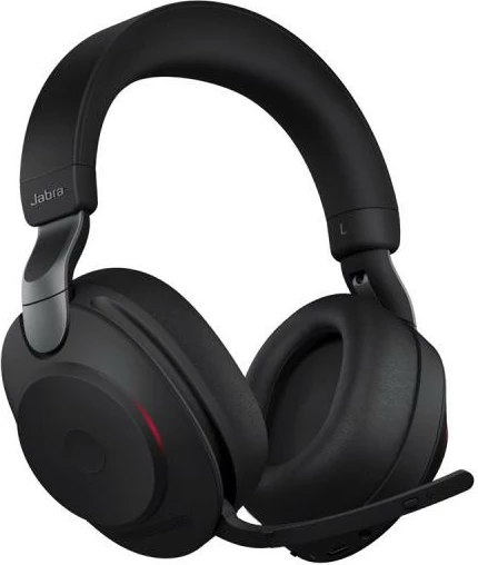 Kufje me mikrofon Jabra Evolve2 85 UC Stereo 28599-989-999, reach 30m, kabllo 1m, e zezë
