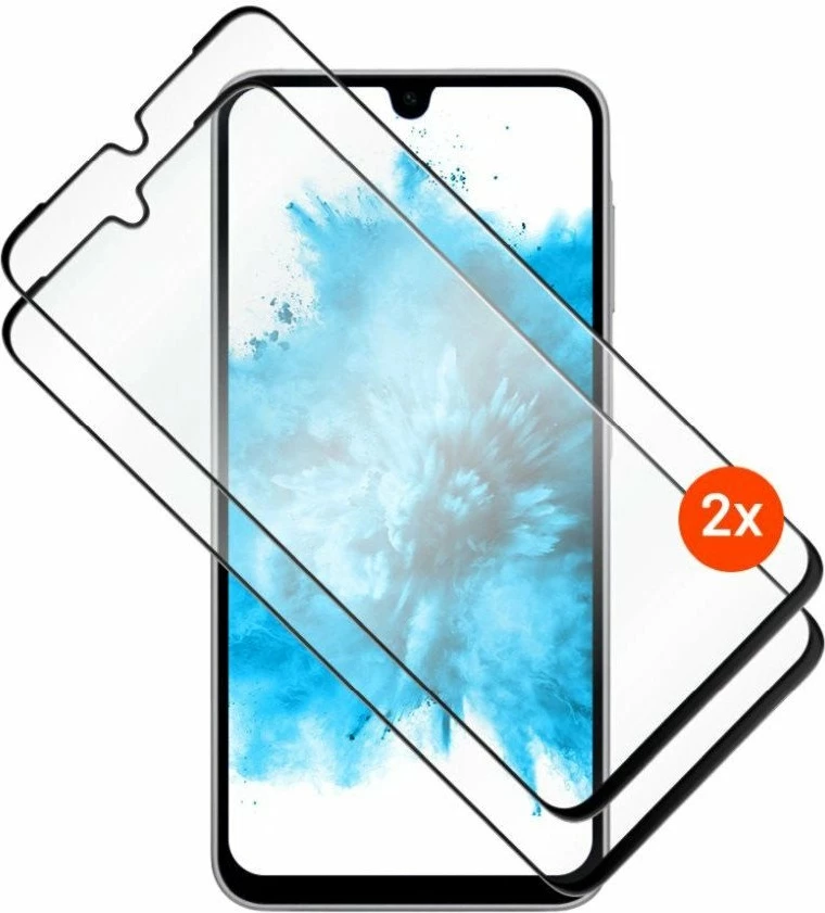 Mbrojtës ekrani Fixed për Samsung Galaxy A17 4G/5G, xham i kalitur Full-Cover 2.5D, i zi, set 2 copë