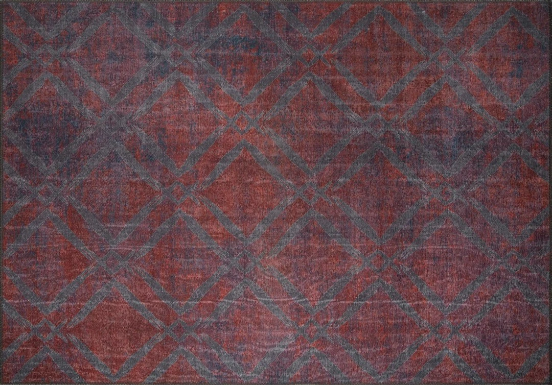Qilim Conceptum Hypnose, Dorian Chenille, ngjyrë e kuqe e errët, 230x330cm