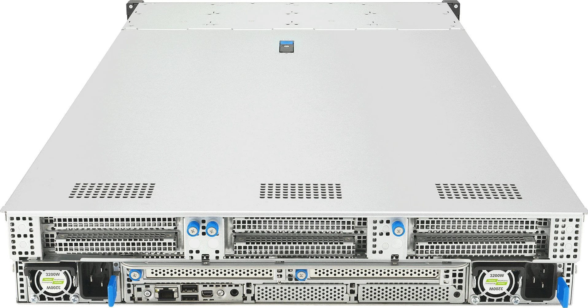 Server rack ASUS RS720A-E13-RS8G, Socket SP5, dual AMD EPYC, DDR5 deri 3TB, 2U, 3200W, zi/argjendtë