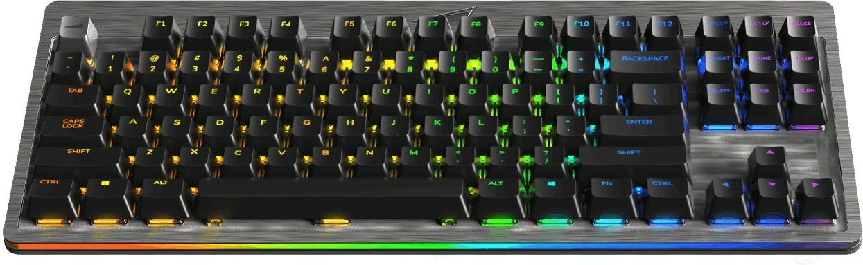Tastierë mekanike Mountain Everest Core, Wired, USB, QWERTZ, RGB LED, Gri