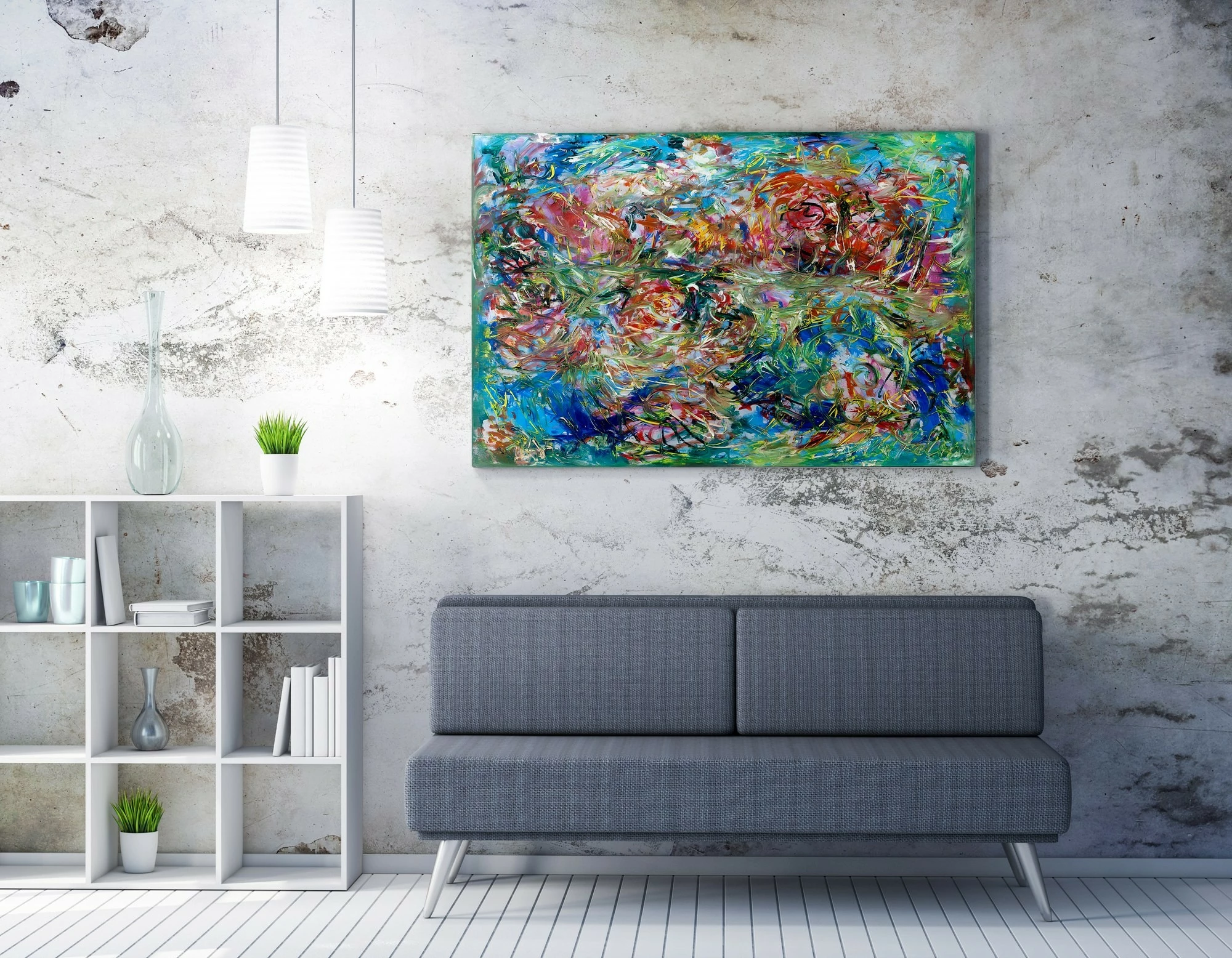 Pikturë dekorative në kanavacë Wallity, WY332, 70x100cm