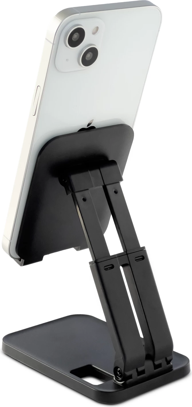 Mbajtëse e palosshme për telefon/tablet Hurtel K15, e zezë