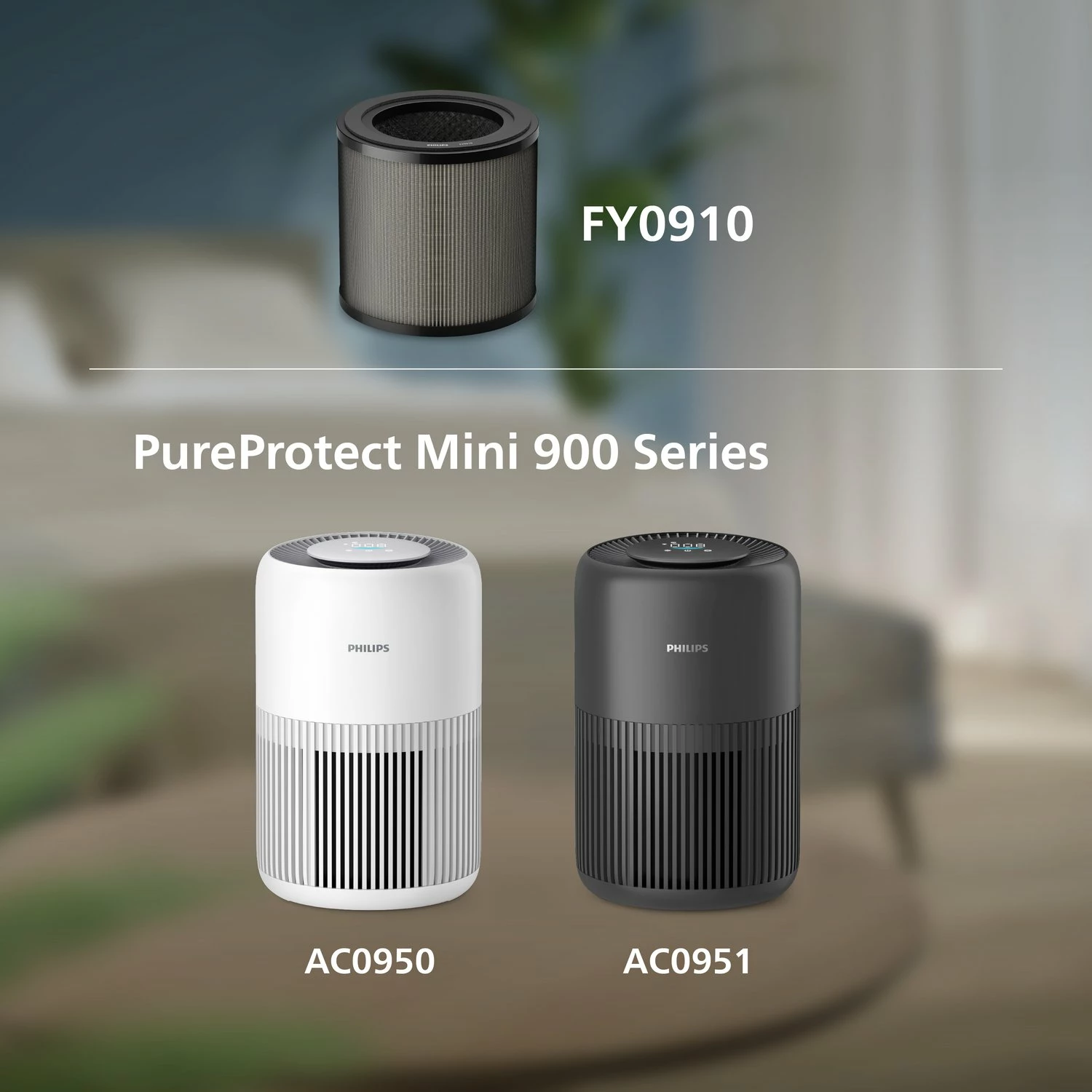 Filter HEPA NanoProtect për pastrues ajri Philips FY0910/30, 3-në-1 (HEPA + karbon aktiv + parafiltër), 1 copë