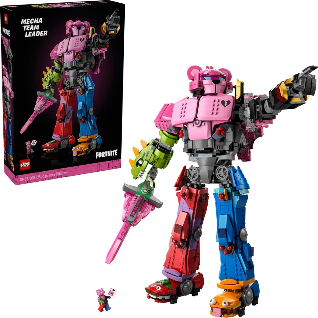 Set LEGO Fortnite Mecha Team Leader 77078, me minifigurë, shumëngjyrësh