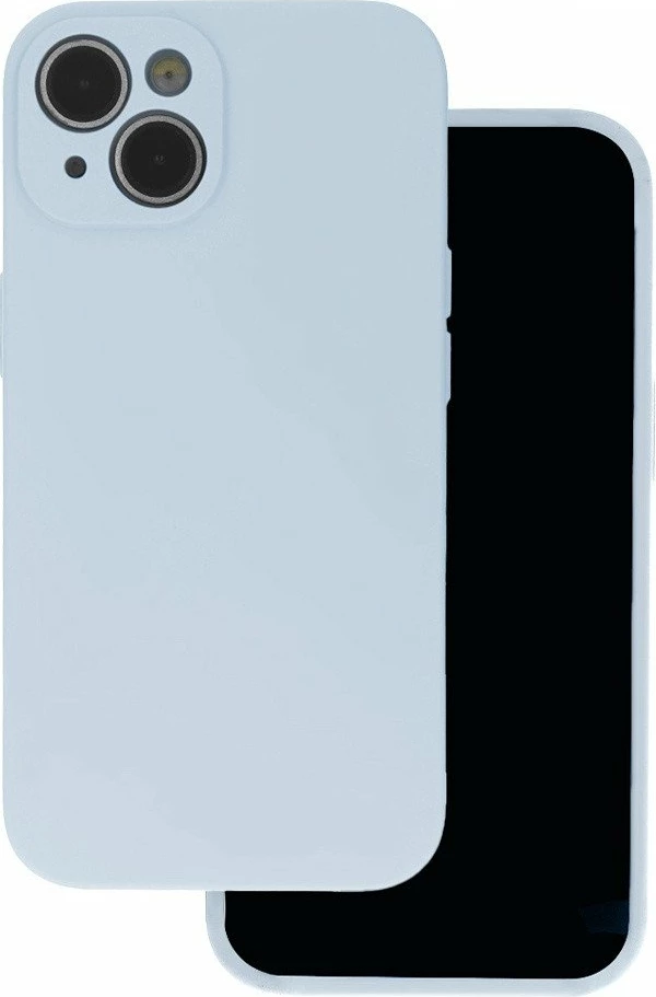 Mbështjellës Etteri Silicon Cover për Samsung Galaxy A36 5G, TPU mat, kompatibil me karikim wireless, kaltër e çelët