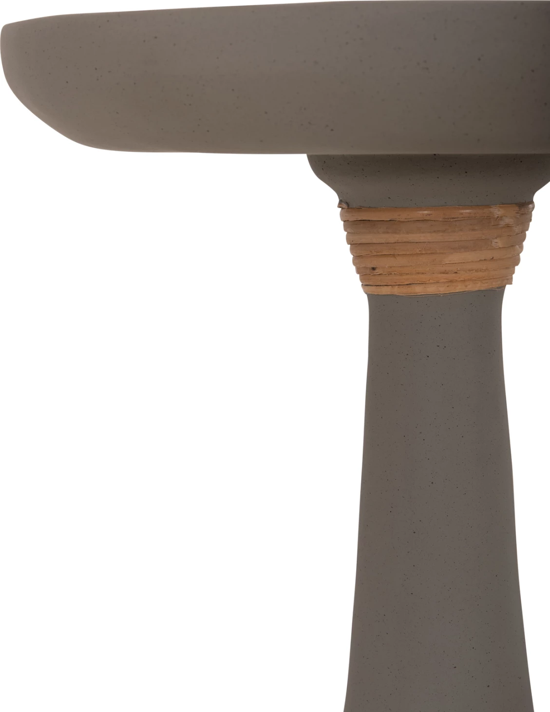 Tavolinë anësore e lartë TORG, rrethore, çimento fiber, ngjyrë gri, FH18170.03, Φ41x62H cm