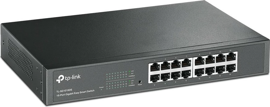 Switch TP-Link TL-SG1016DE 16-Port Gigabit Easy Smart, Managed, L2, Rack mounting, 1U