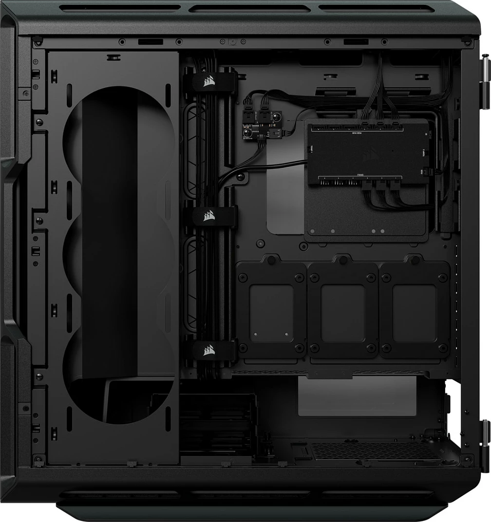 Kasë Corsair iCUE 5000T RGB midi tower e zezë