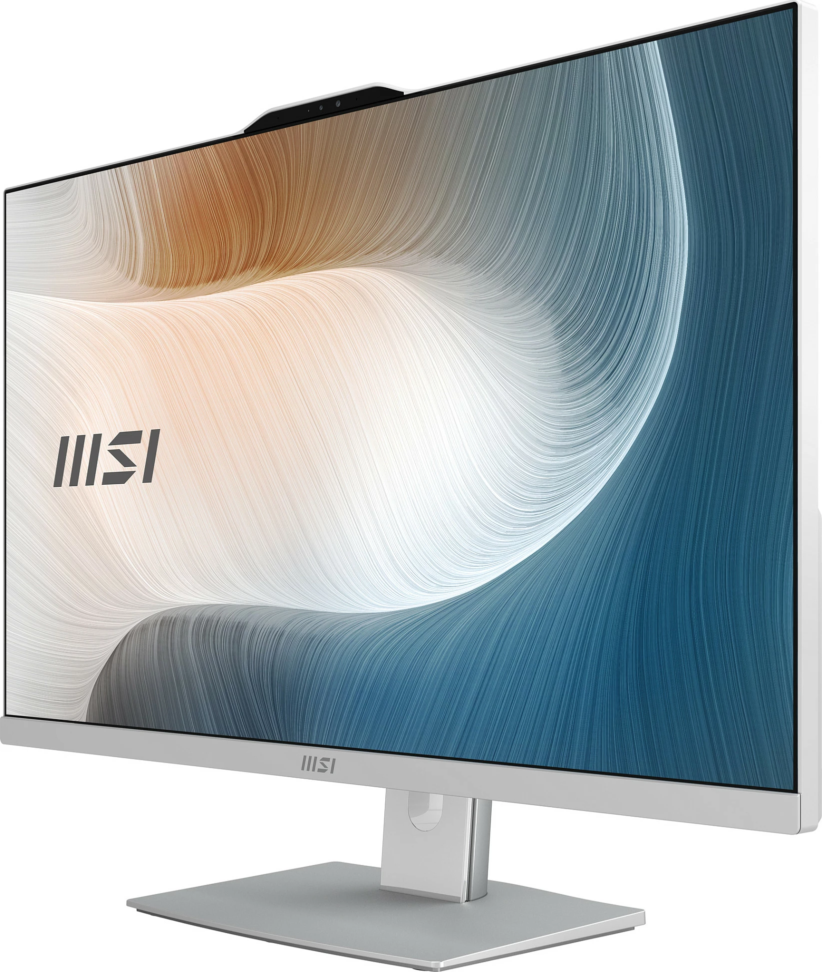 Kompjuter All-in-One MSI Modern AM242P 1M-1873AT, 23.8" FHD, Intel Core 3, 16GB RAM, 256GB SSD, Windows 11 Home, i bardhë/argjendtë
