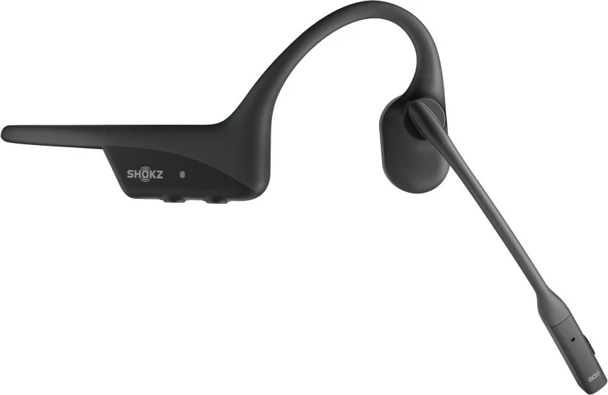 Kufje SHOKZ OpenComm2 UC 2025 Upgrade, Bluetooth, Wireless, Mikrofon Boom, E zezë