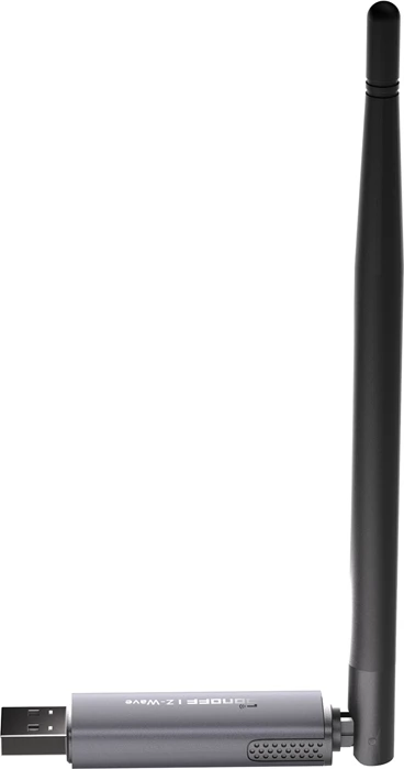 Gateway USB Z-Wave 800 Sonoff Dongle-PZG23, antenë e jashtme 2 dBi, Z-Wave Long Range, set me kabllo USB, gri e errët