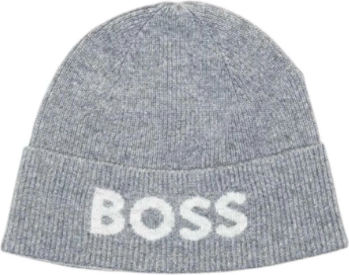 Kapelë dimërore për meshkuj BOSS Elios_Hat 10274291 01 50548777, gri