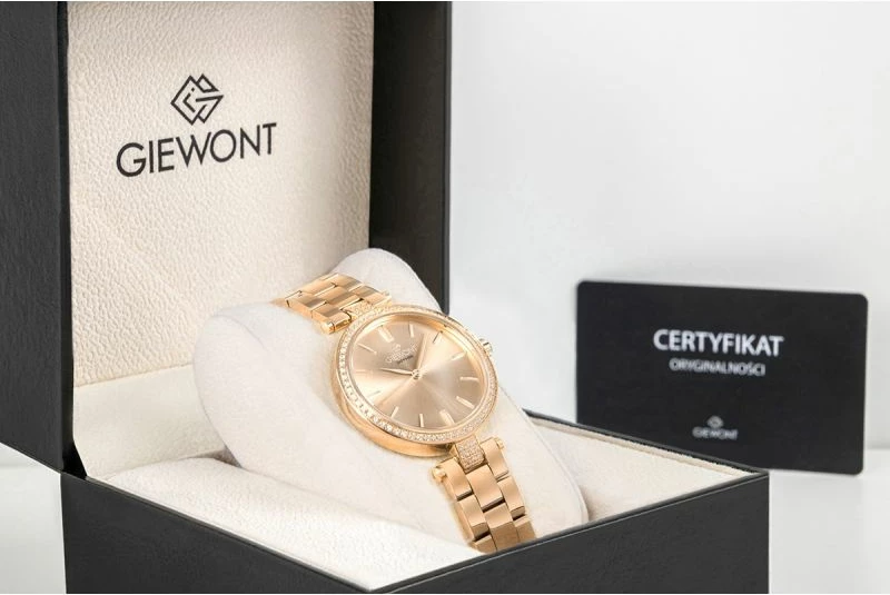 Orë dore femrash Giewont GW9890-B3, rose gold, set