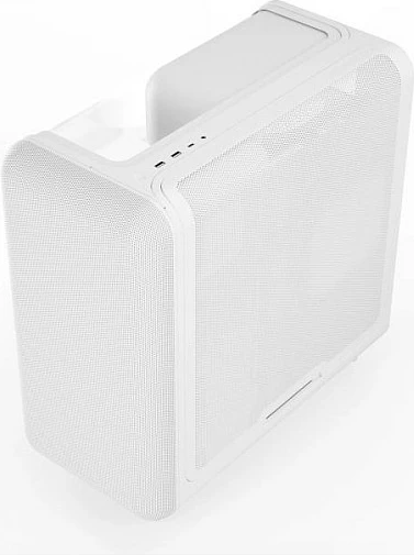 Kasë HYTE X50, Midi Tower, Tempered Glass, e bardhë
