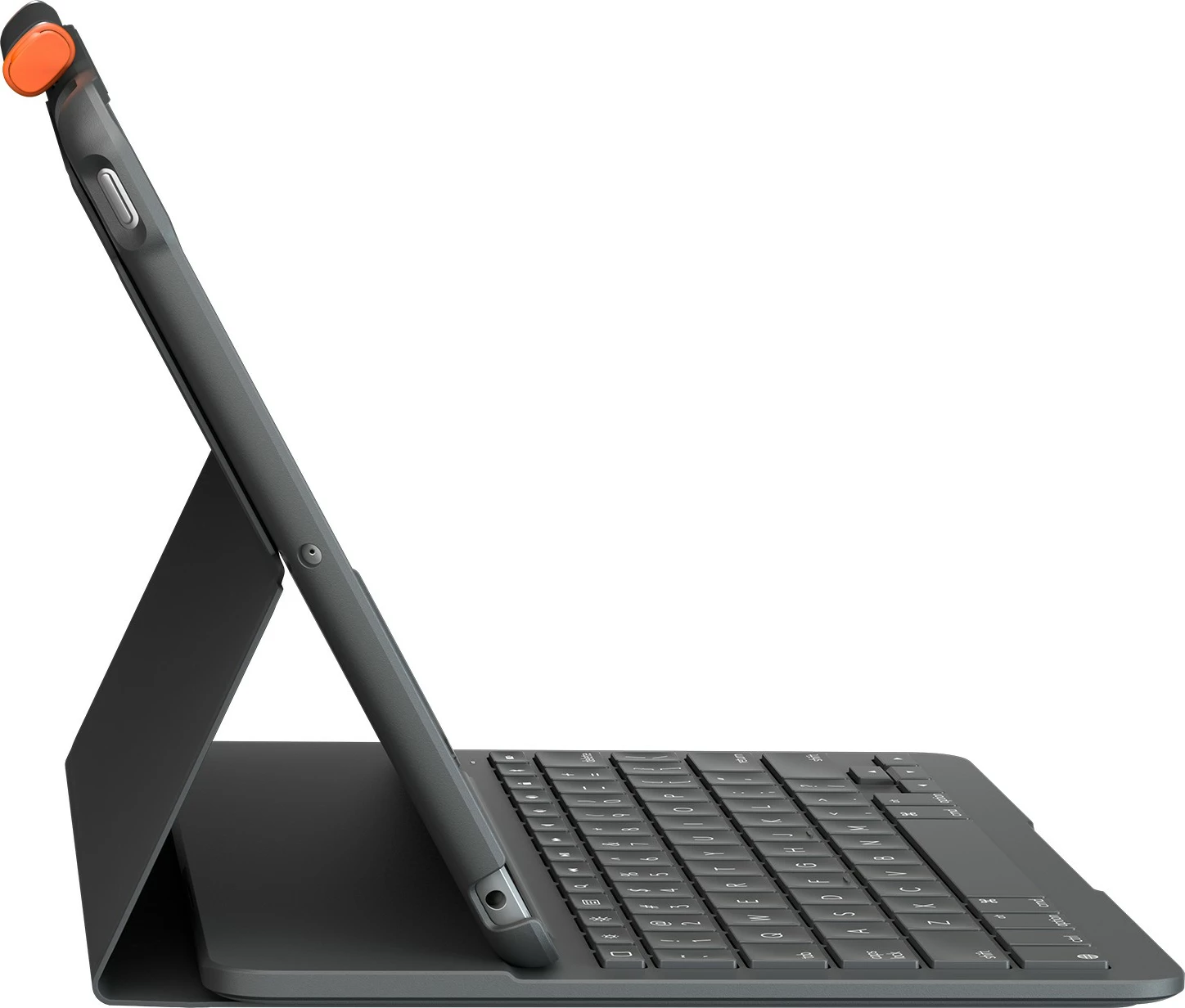 Mbështjellës me tastierë Logitech Slim Folio për iPad 7/8, Bluetooth, graphite