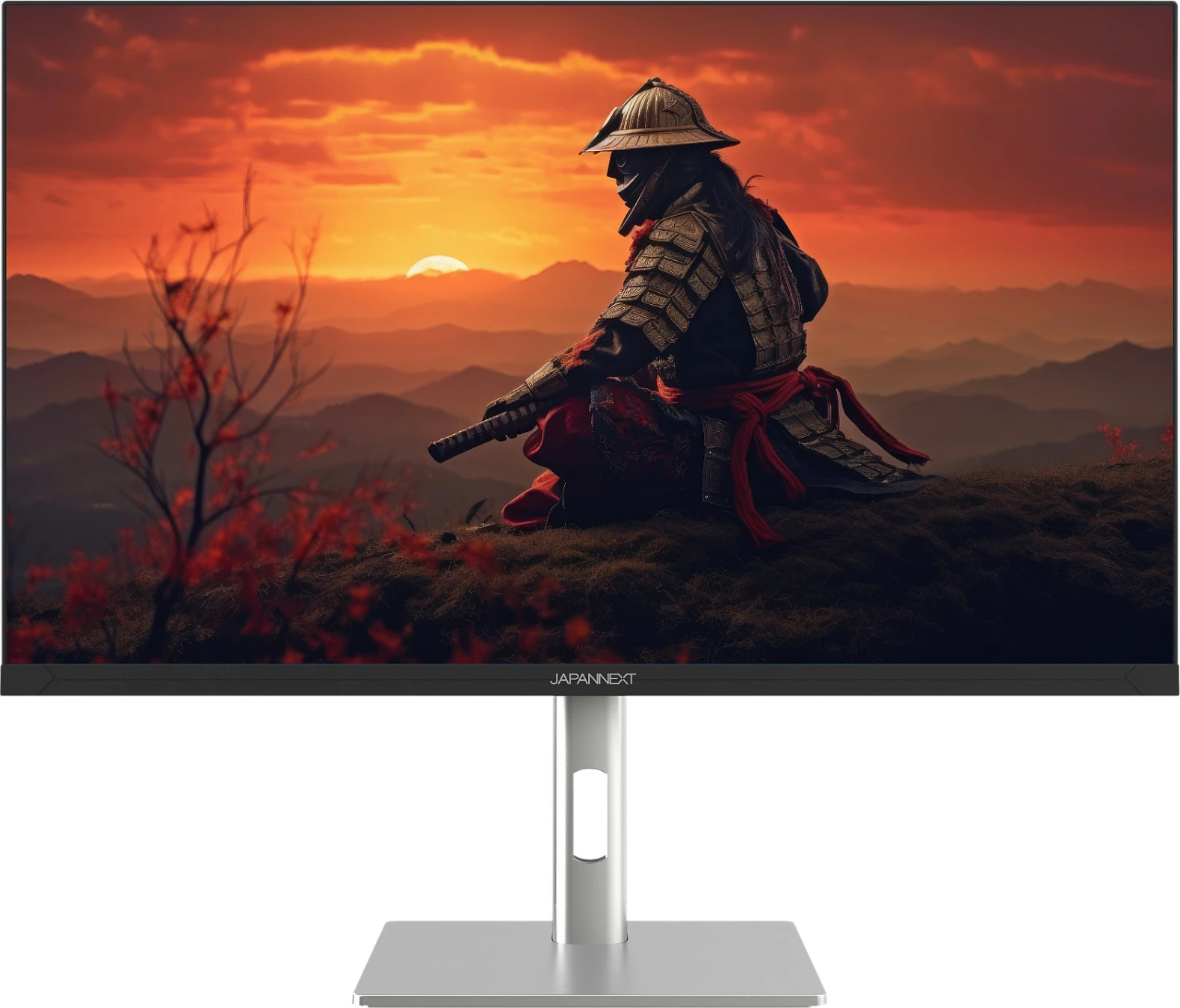 Monitor gaming JapanNext 27" Full HD 1920x1080, FreeSync, altoparlantë, zi/argjendtë