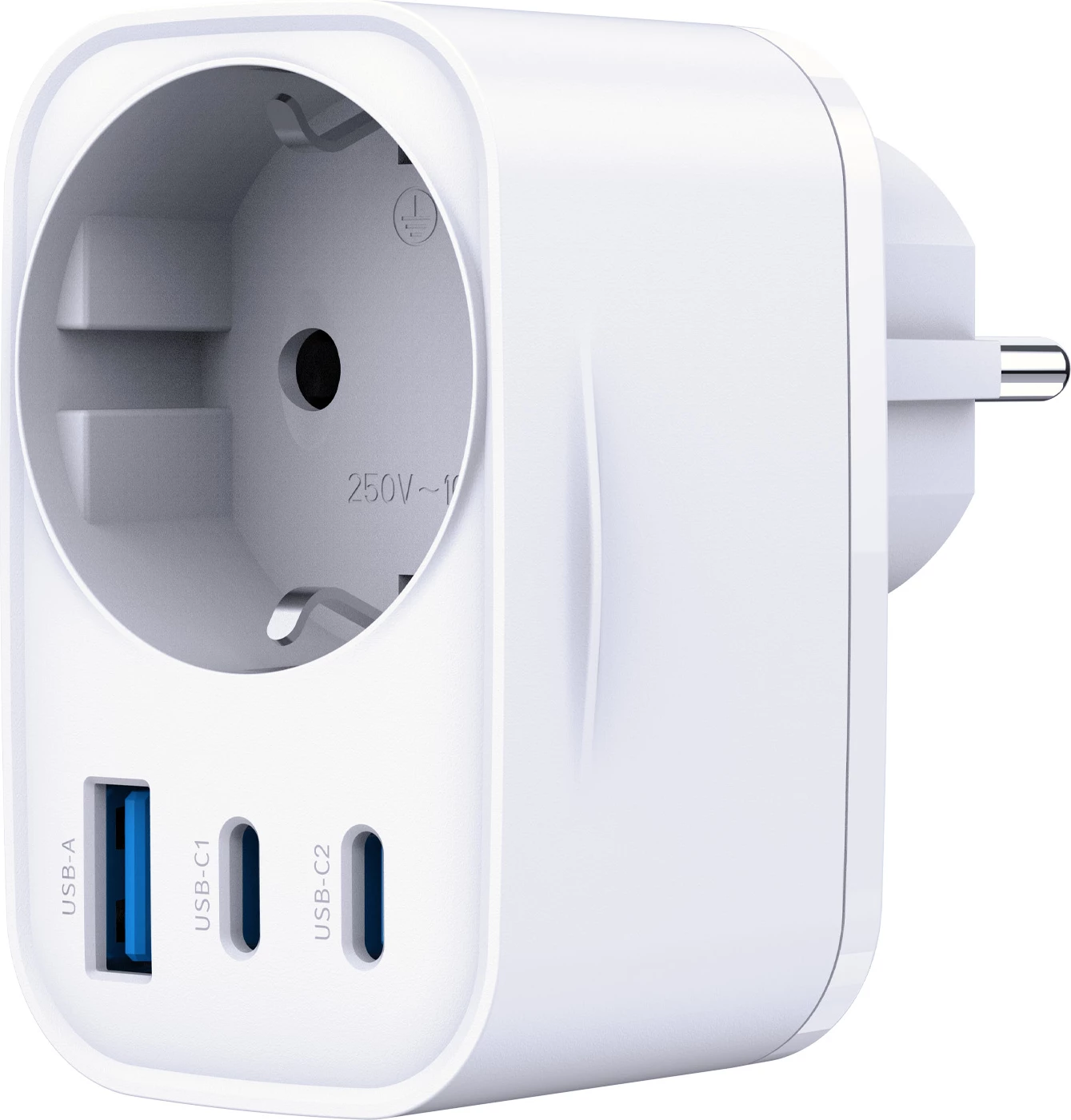 Karikues 3mk Hyper Comfort Charger GaN PD 30W, i bardhë