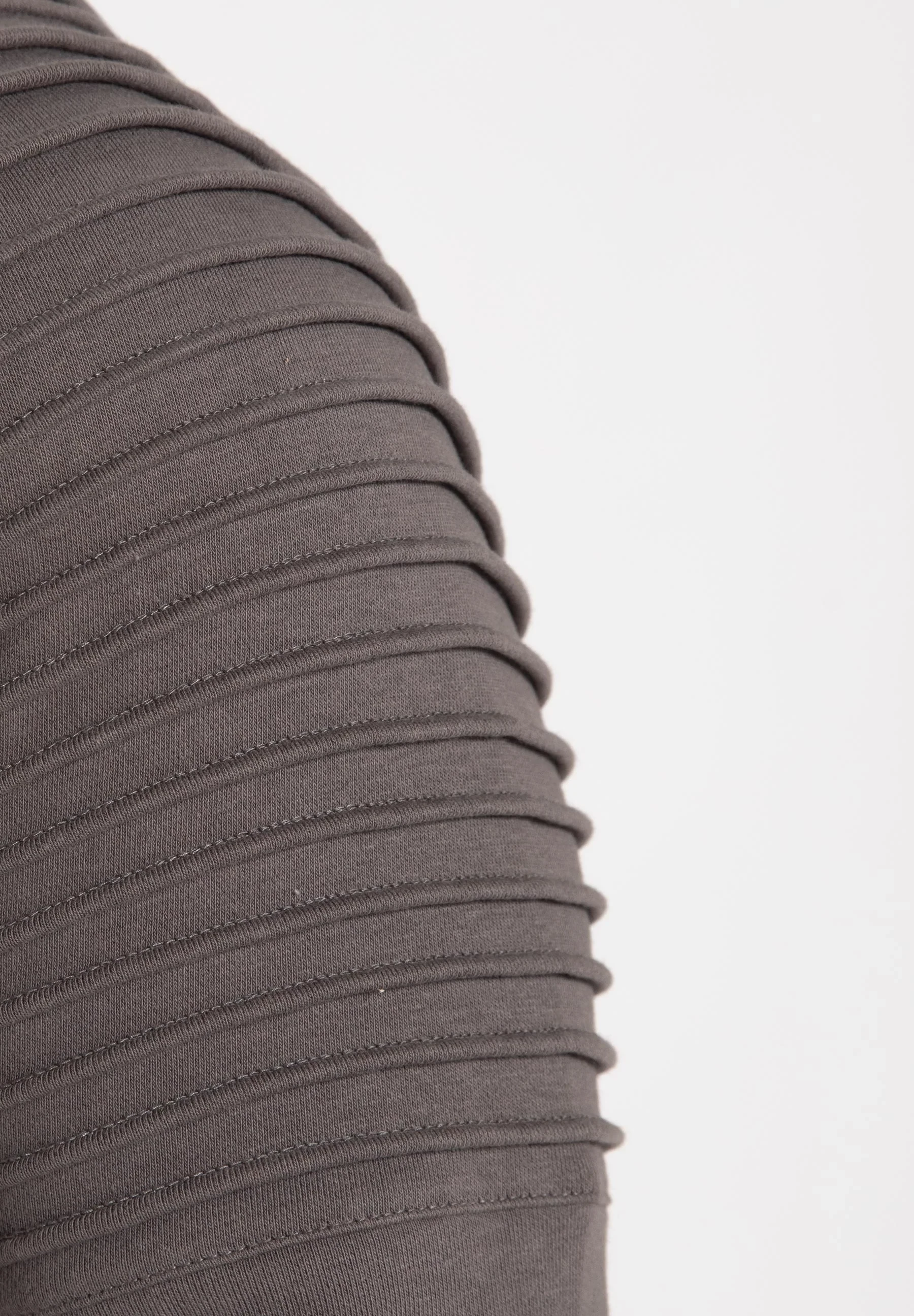 Georgia Zipped Hoodie - Gray [Madhësia: XL]
