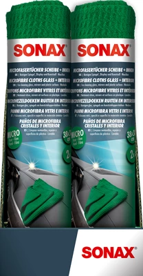 SONAX Lecke Mikrofiber PLUS Interier dhe Xhama set/2