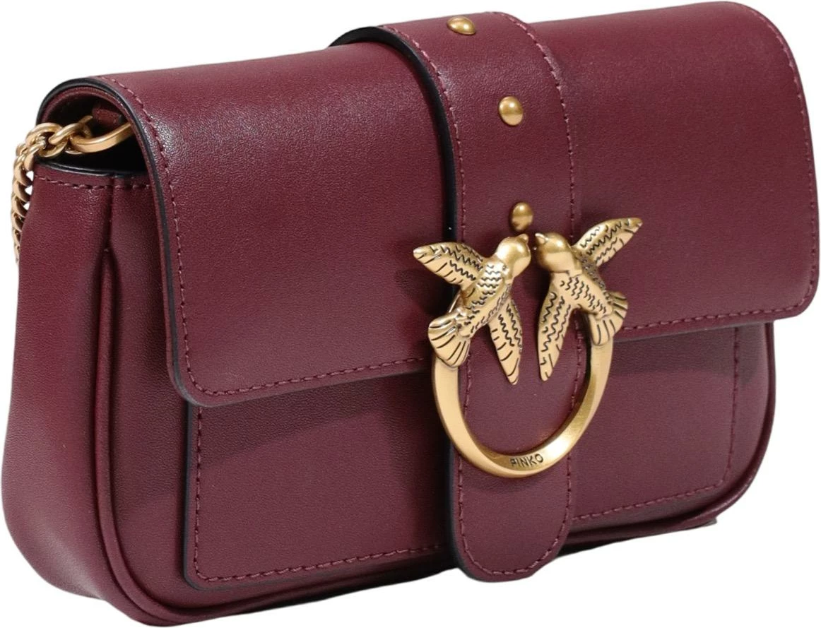 Çantë krahu për femra Pinko Pocket Love One Simply 100061 A0F1, vjollcë rrushi