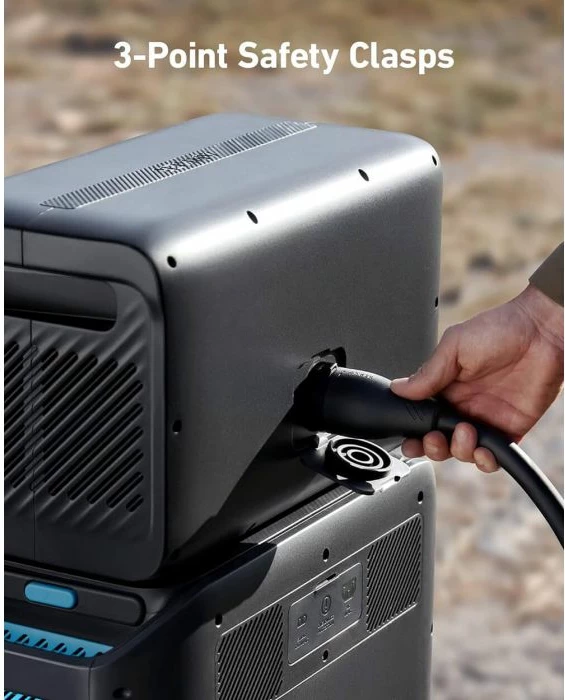 Bateri zgjeruese Anker Expansion Battery 760 për PowerHouse 767, 2048Wh, LiFePO4, e zezë