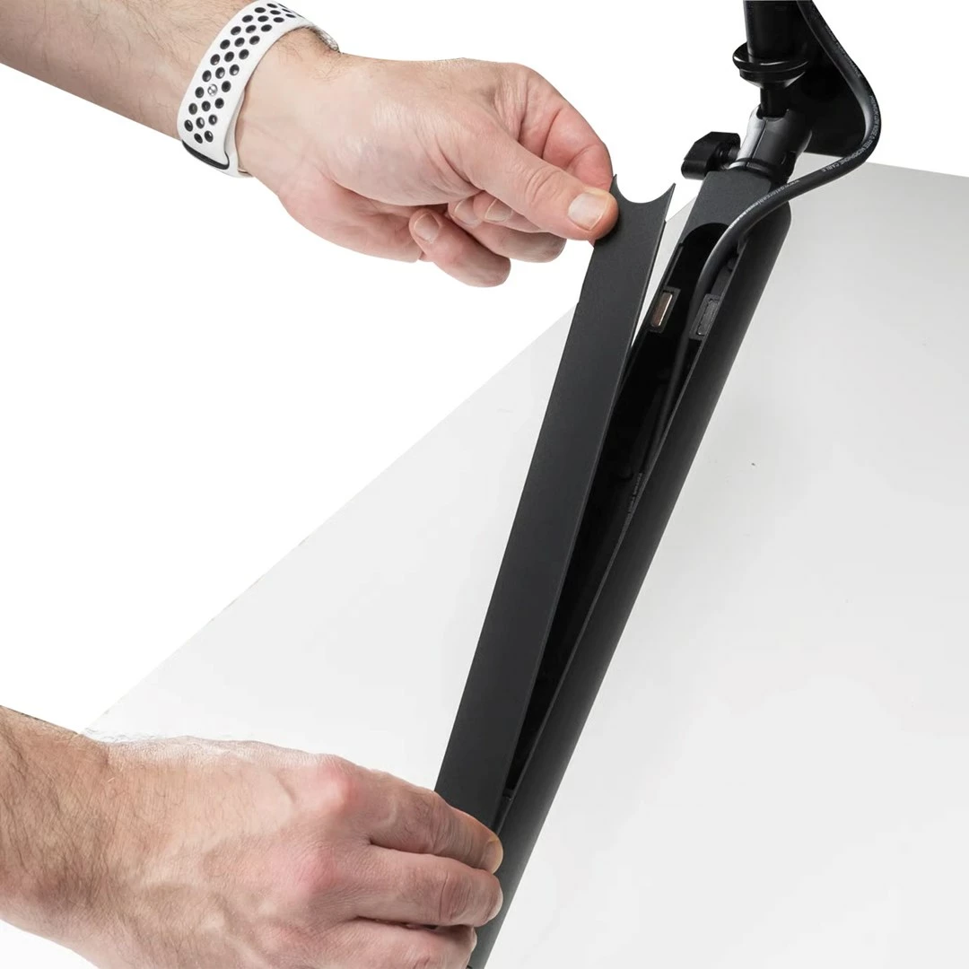 Krah mikrofonik SHURE SH-BROADCAST2 për tavolinë, profil i ulët, i zi