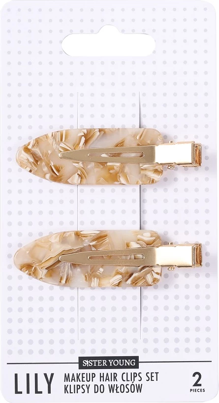 Kapëse flokësh për femra Sister Young Lily Milk Apricot 2 copë