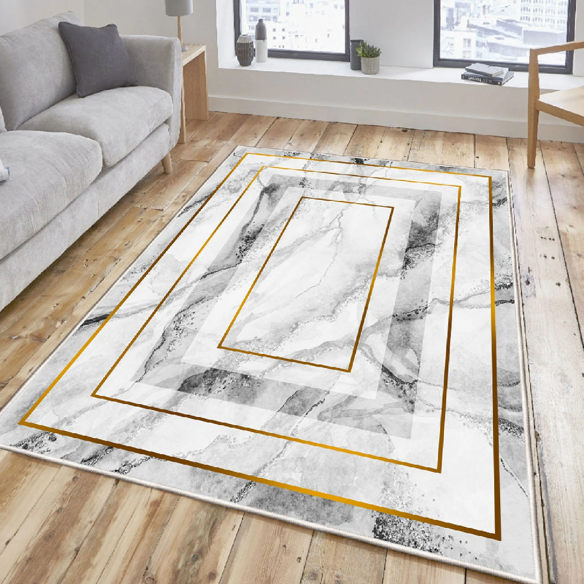 Qilim Velvet, shumëngjyrësh, 80x120cm, Conceptum Hypnose, Els2384