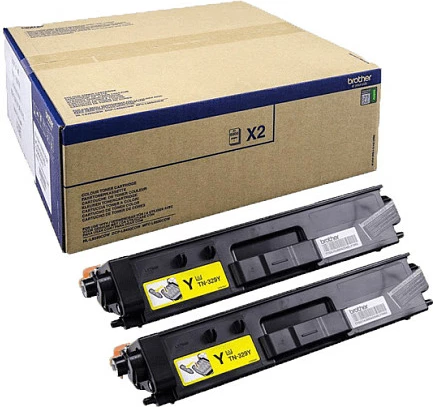 Toner Brother TN-329Y Twin Pack, 2 copë, 12000 faqe, i verdhë