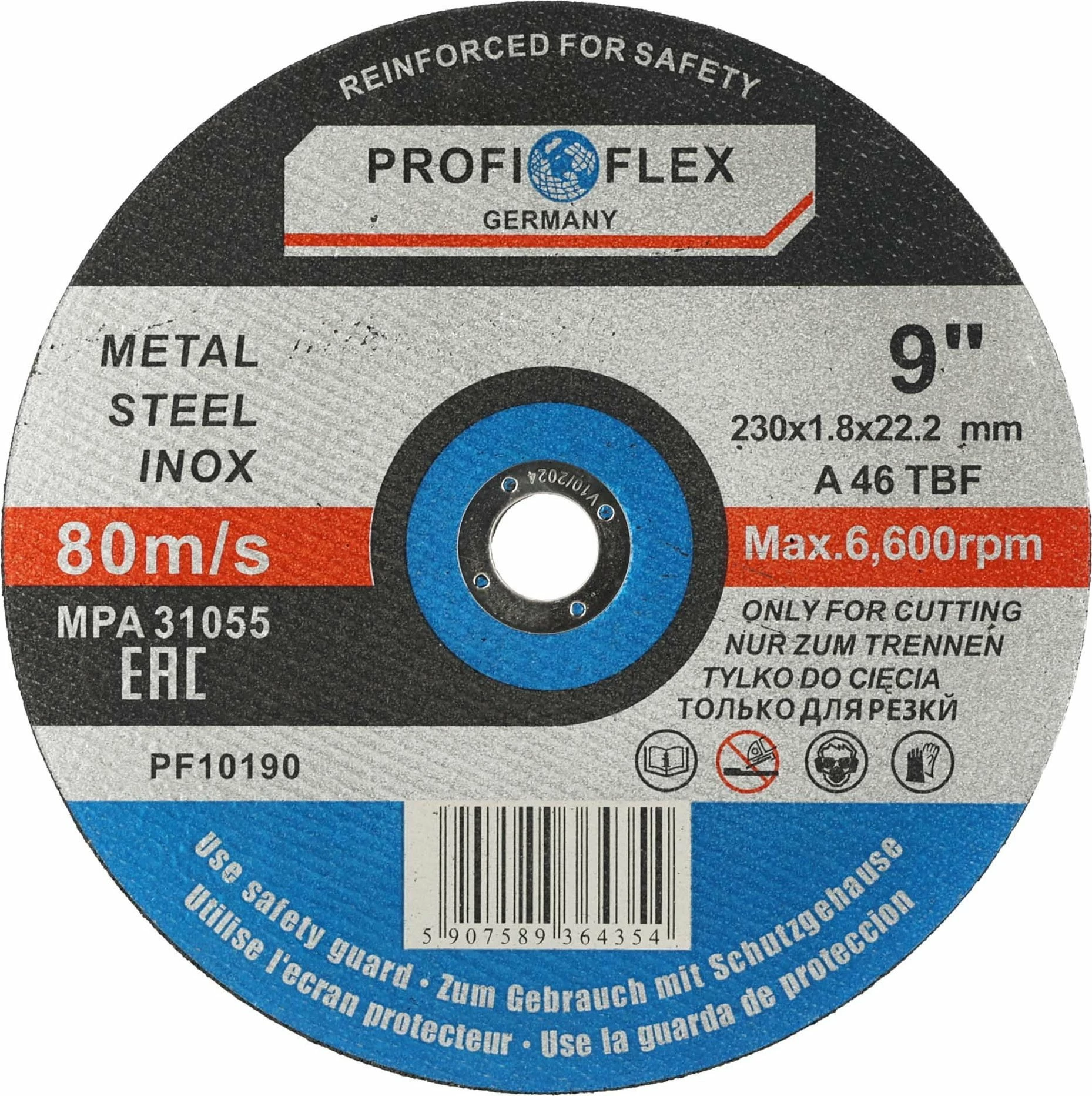 Disk prerës për metal Silver Profi-Flex PF 10190 230mm 22.2mm 1.8mm