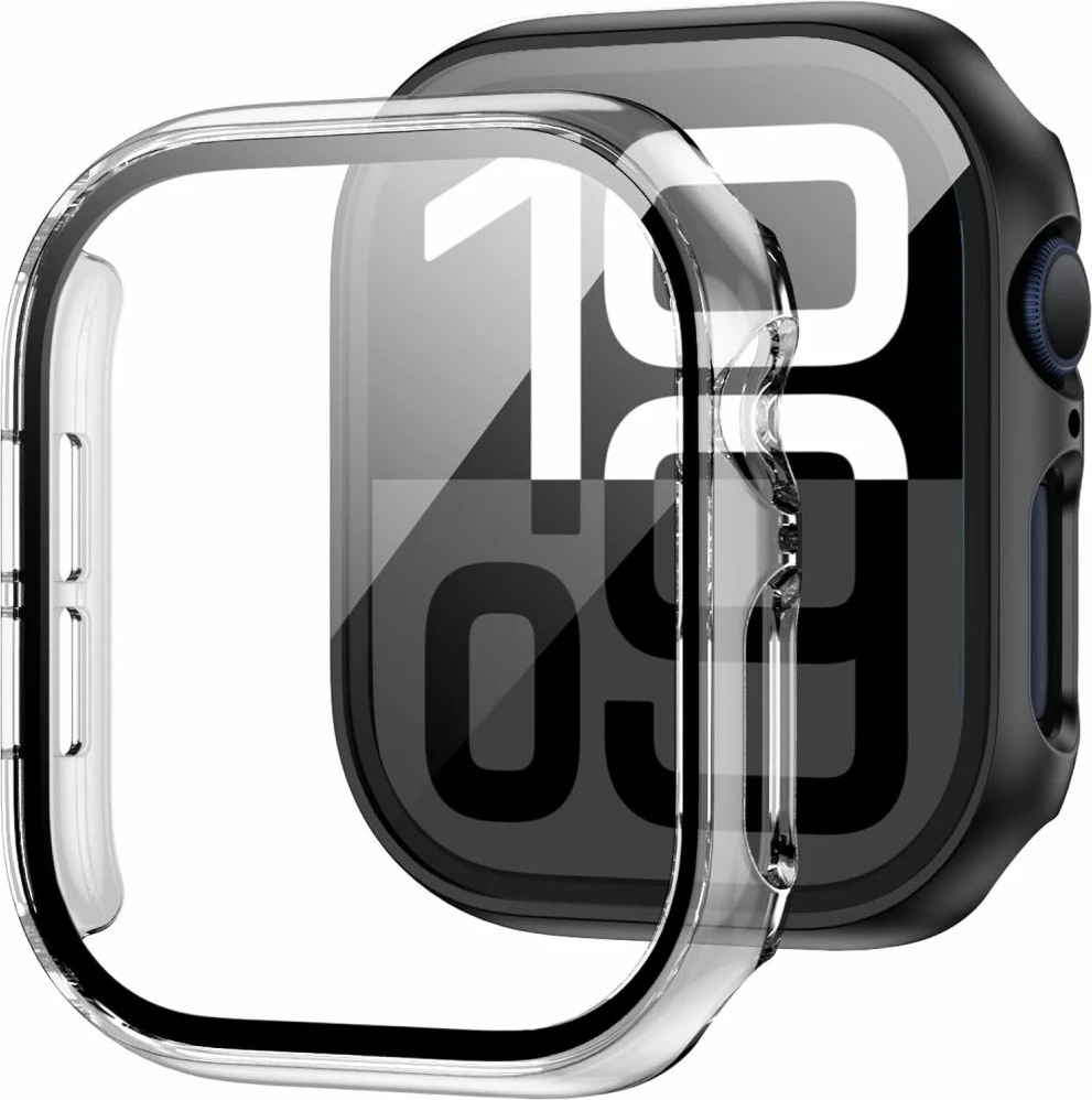 Mbështjellës Tech-Protect Defense360 për Apple Watch 10, 42mm, Transparent