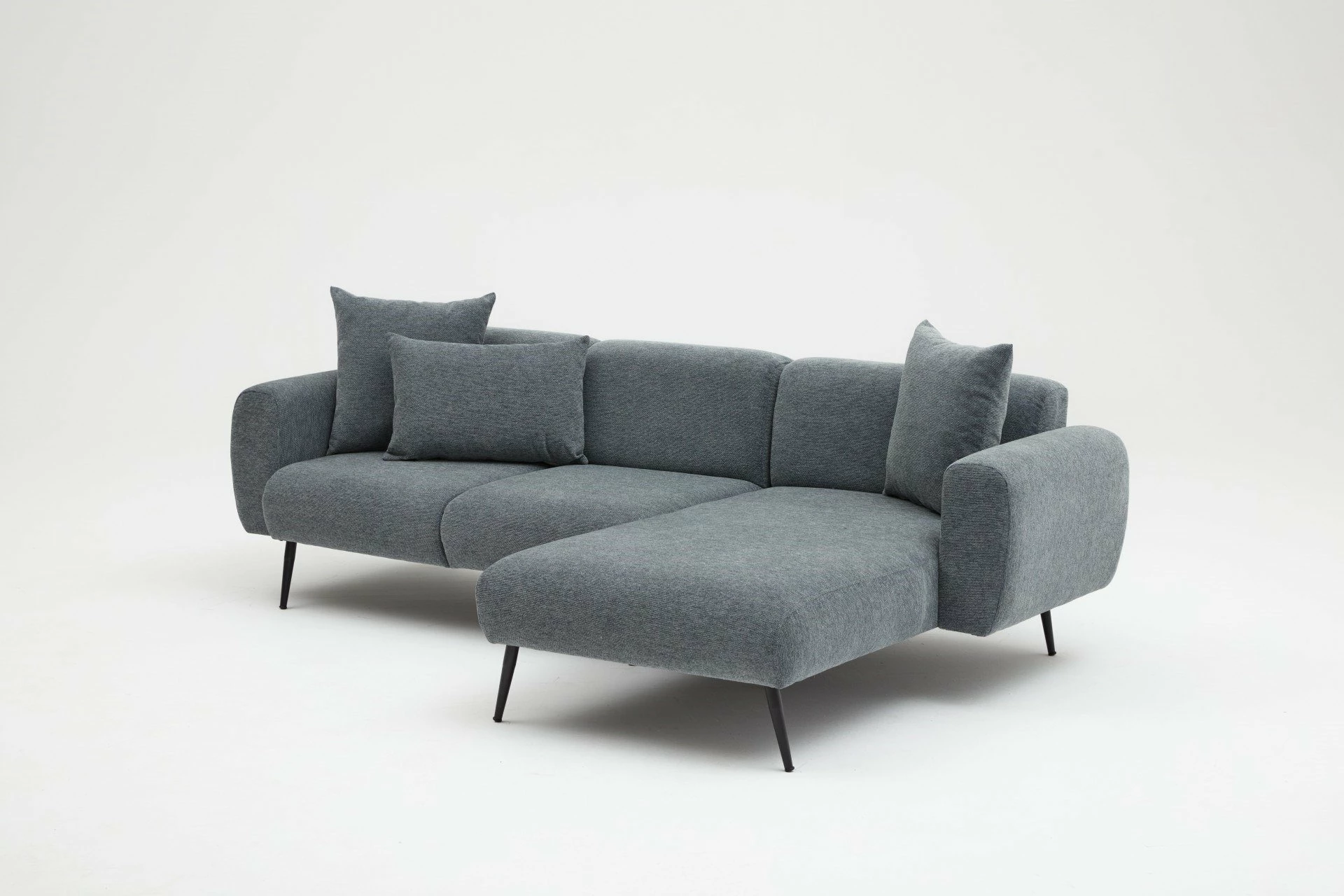 Këndore Atelier del Sofa, anë e djathtë, ngjyrë antracit