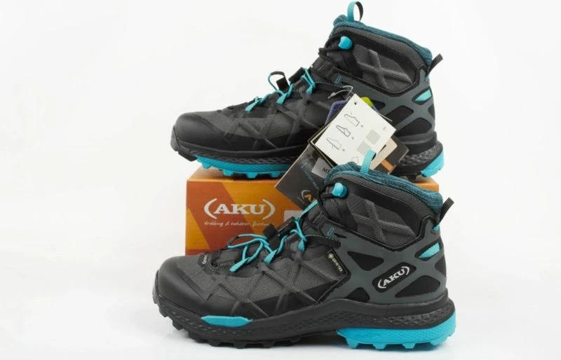 Atlete hiking Aku Rocket Mid DFS GTX femra, të zeza/turquoise