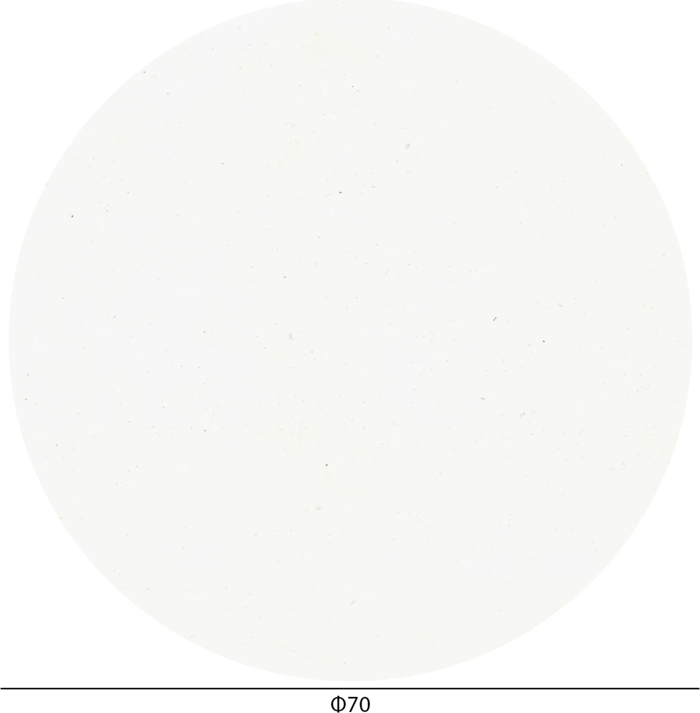 Sipërfaqe tavoline rrethore HPL, e bardhë, Φ70cm, FH5842.22