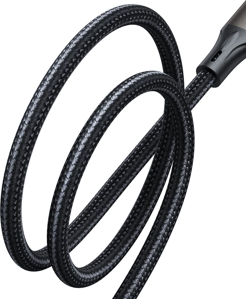 Kabllo karikimi dhe të dhënash Joyroom Light-Speed Series S-A25, USB-A në USB-C, 1.2m, 100W, e zezë