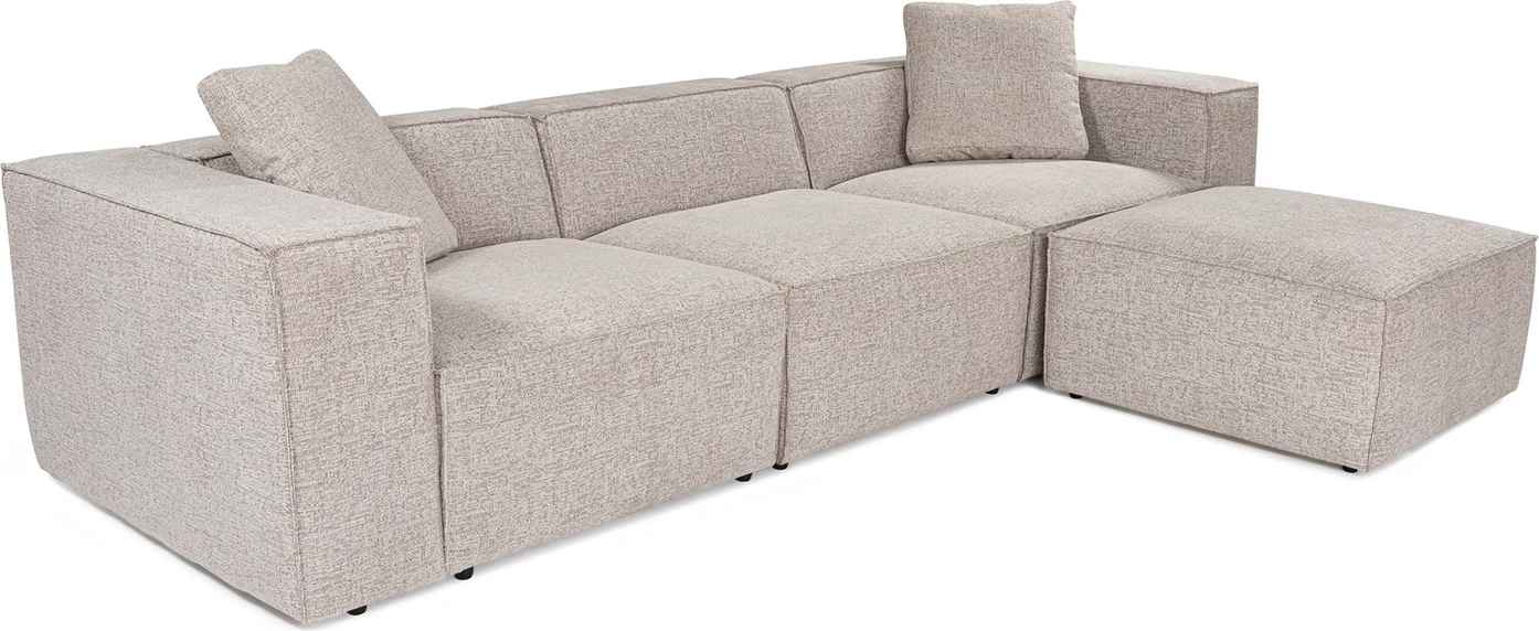 Këndare Lora me pouffe, ngjyrë moka