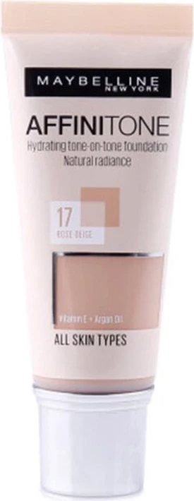 Maybelline Affinitone Unifying Foundation Cream 17 Rose Beige