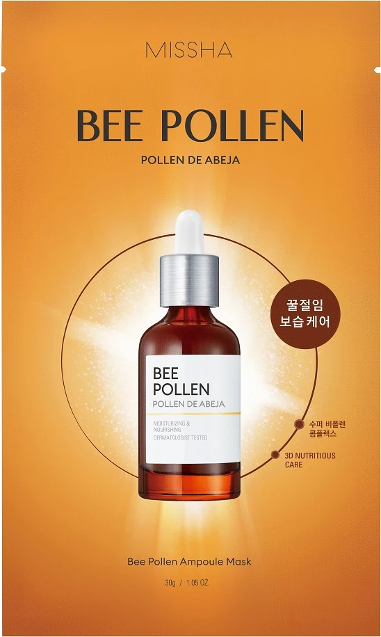 Maskë fytyre për femra Missha Bee Pollen Ampoule Mask, 30g