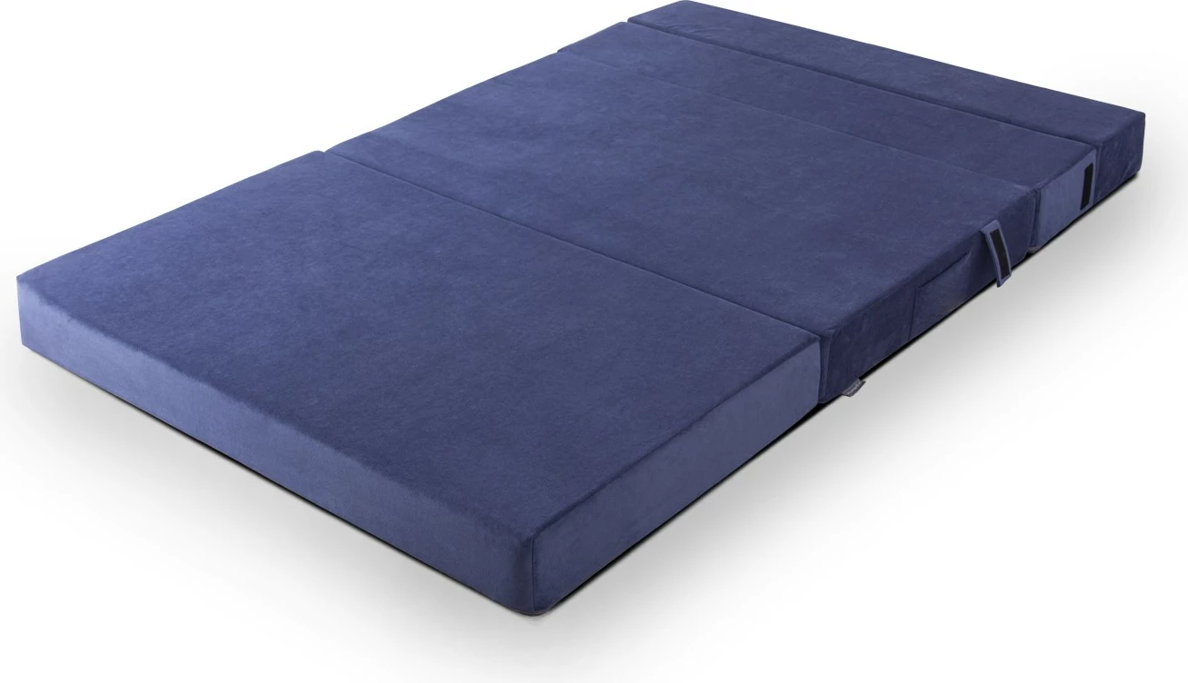Divan-krevat dy vendësh Valeria, ngjyrë e kaltër, Atelier del Sofa