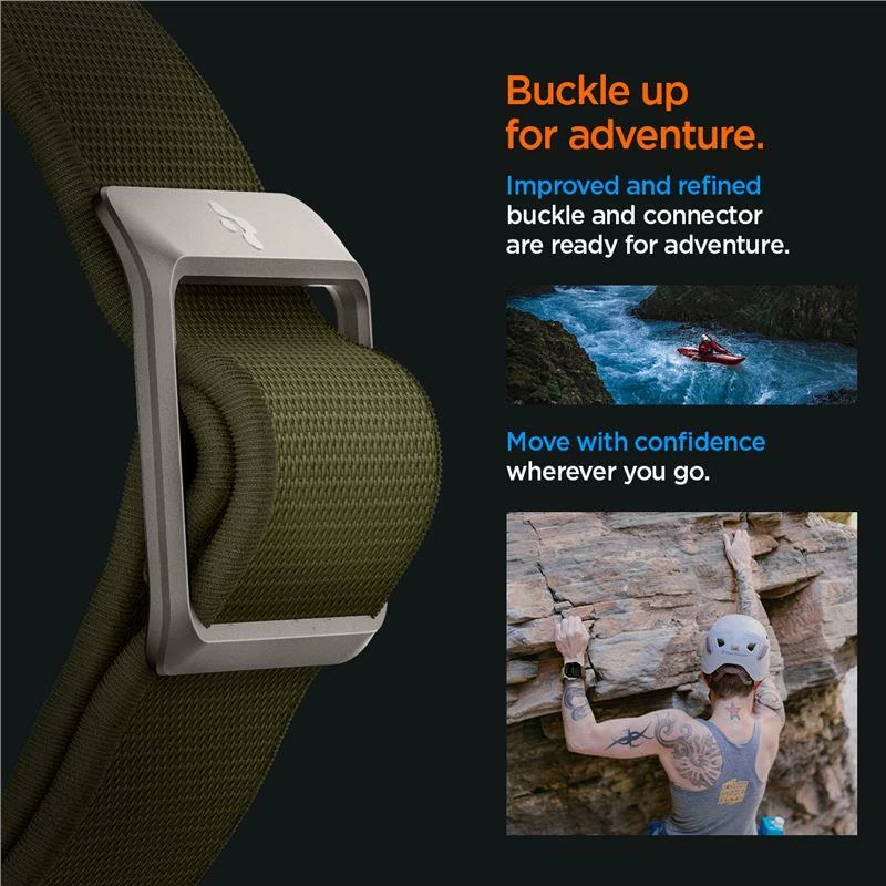 Rrip Spigen Fit Lite Ultra për Apple Watch 4/5/6/7/8/SE/Ultra (42/44/45/49 mm), Gjelbër