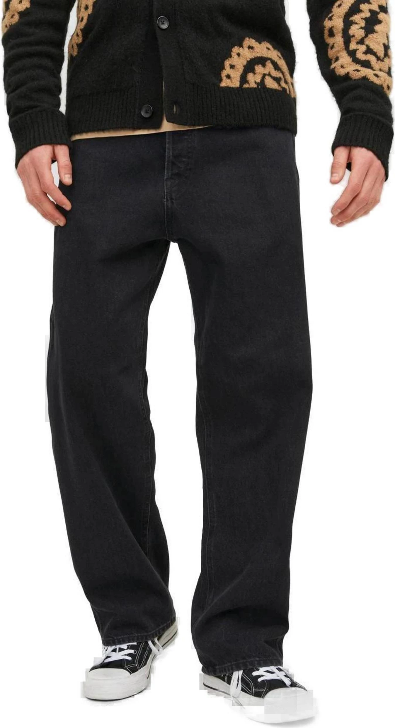 Xhinse për meshkuj Jack & Jones JJIALEX JJORIGINAL SBD 306 NOOS, të zeza [Madhësia: W36 L32]