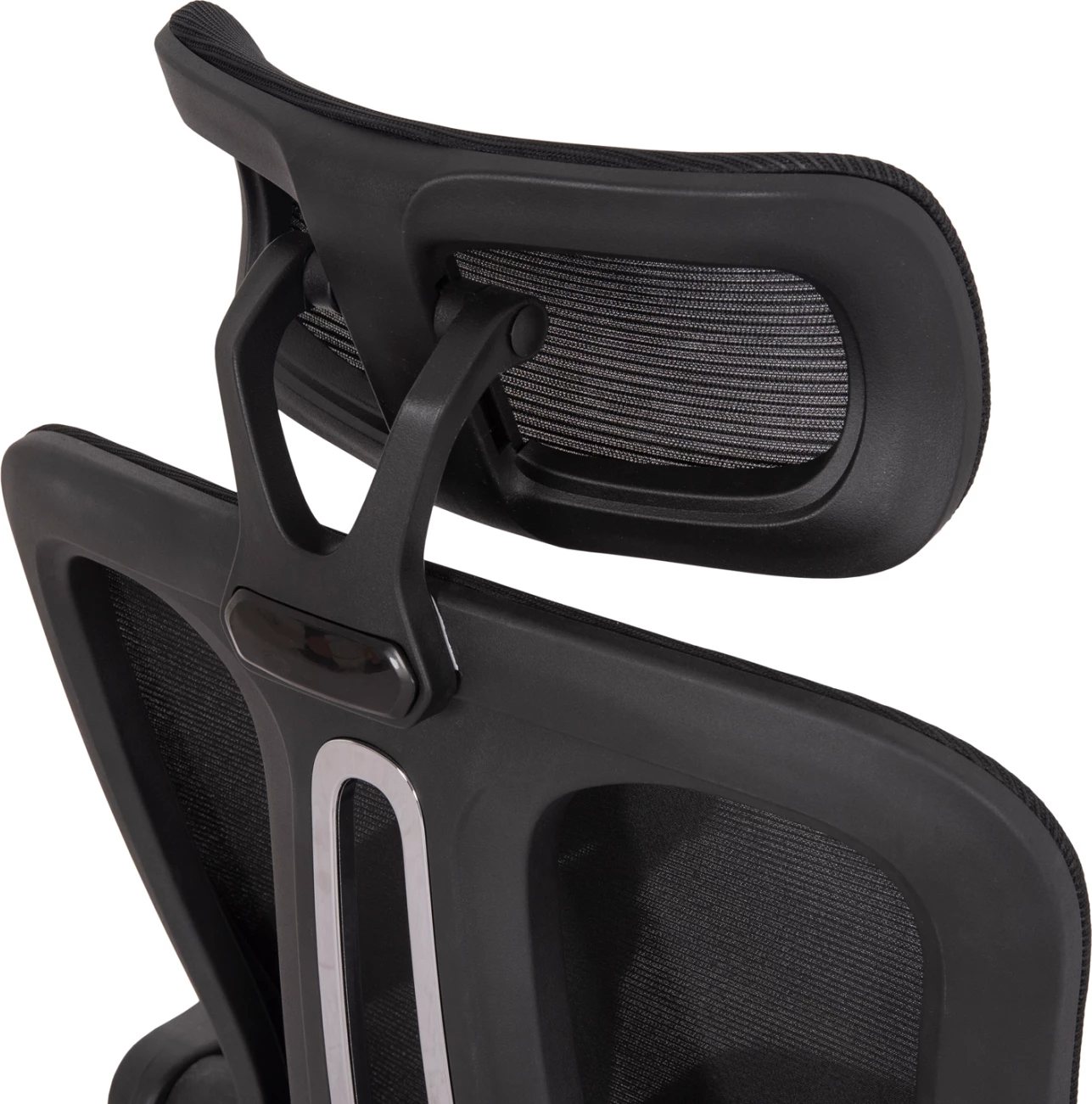 Karrige zyre BARNET, rrjetë e zezë, kornizë najloni, FH18258.01, 61x62x123cm