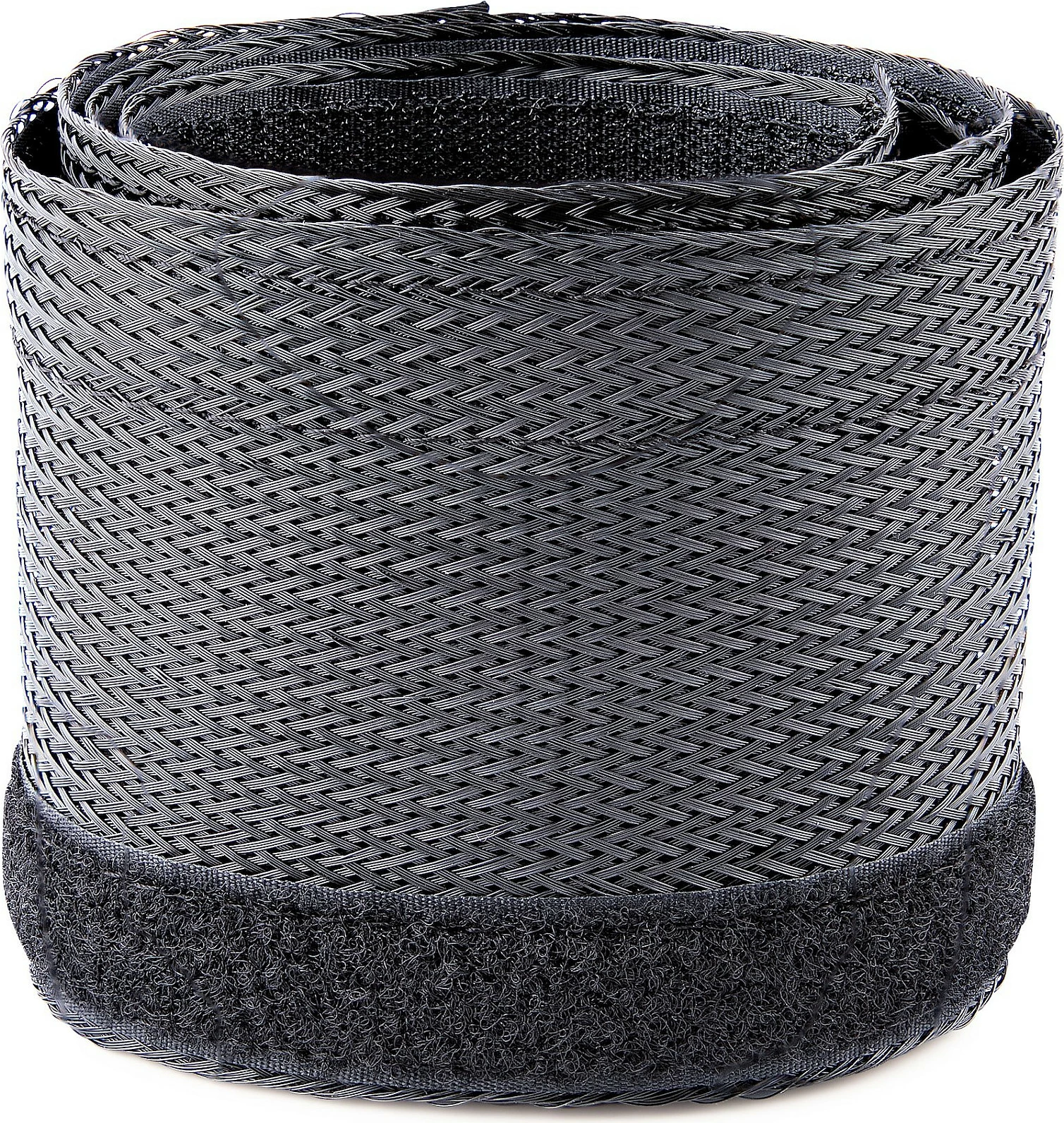 Mbështjellës për menaxhim kabllosh StarTech WKSTNCMFLX, 3m, Ø3cm, rrjetë najlon/poliester, i zi