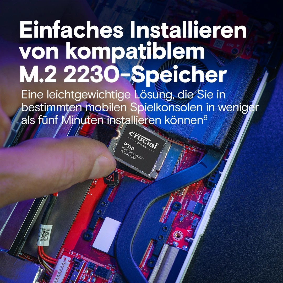 SSD M.2 Crucial P310 2TB NVMe PCIe Gen4 2230