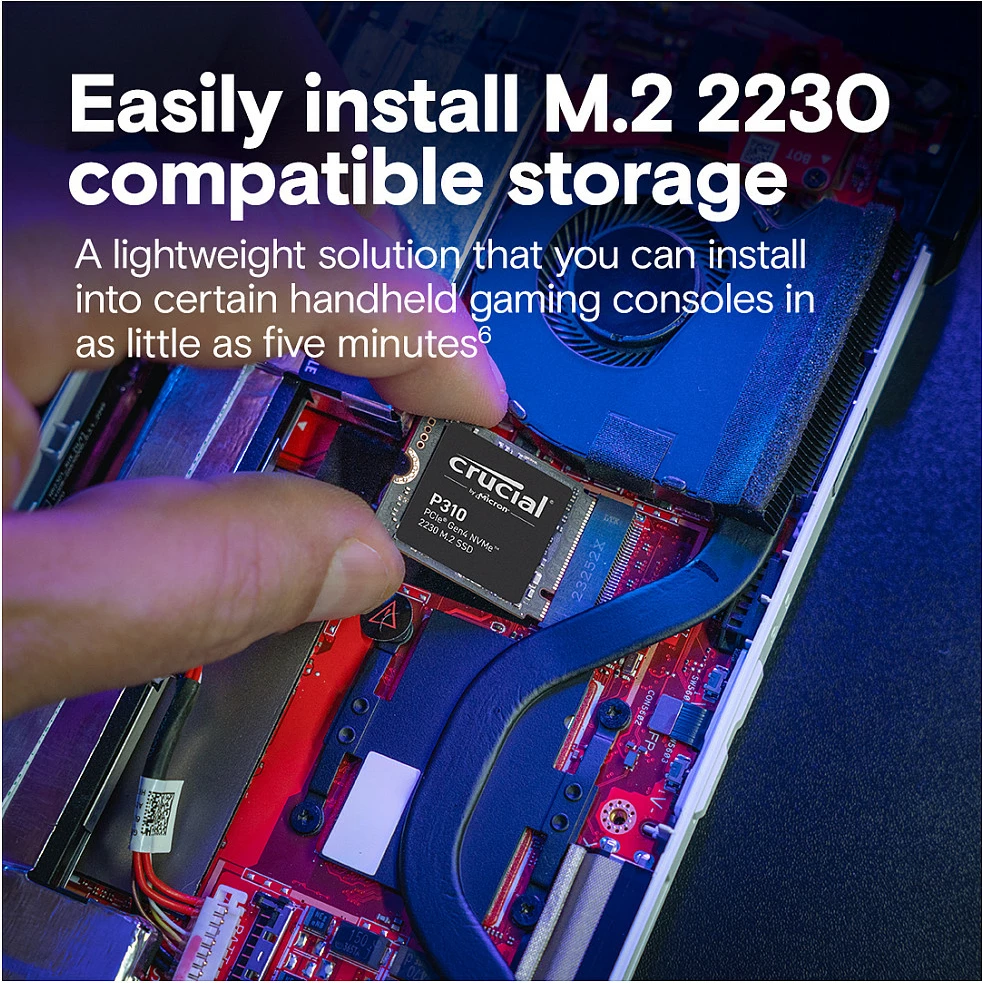 SSD M.2 Crucial P310 2TB NVMe PCIe Gen4 2230