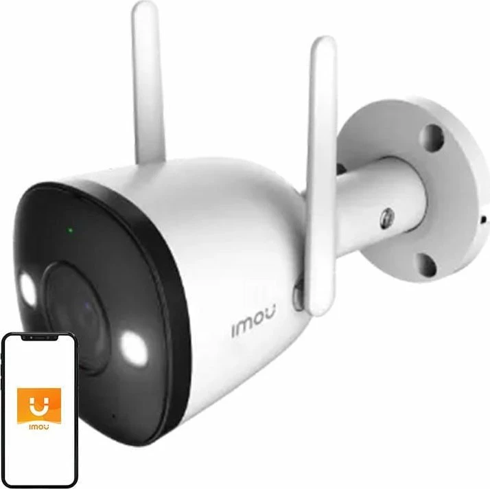 Kamerë IP IMOU Bullet 2E IPC-K3DP-5H0WFR 5MP Wi‑Fi IP67 2.8mm e bardhë