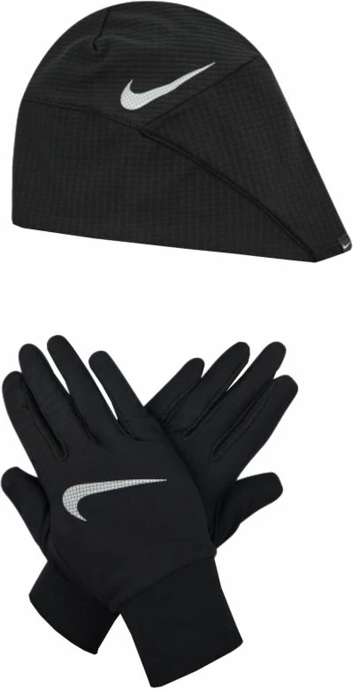Set kapele dhe doreza për vrapim për femra Nike, të zeza